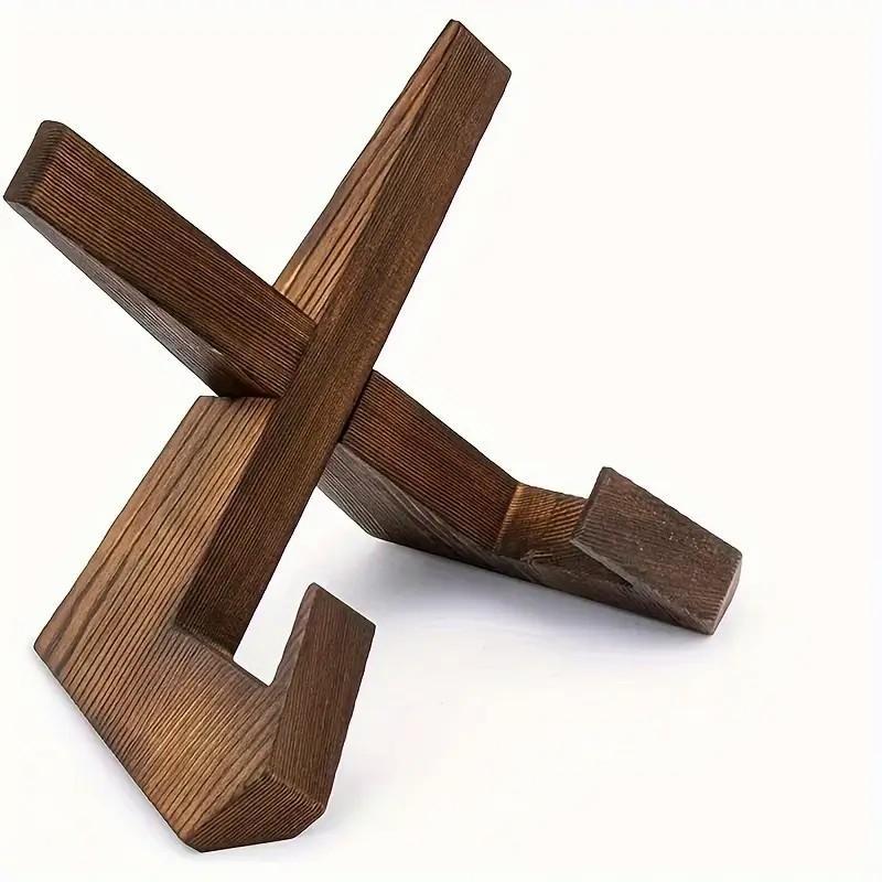 Solid Wood Multi-Functional Display Rack, Display Holder, Full Solid Wood Material, Adjustable Hanging Desktop, Kitchen Storage, Desk Reading Stand