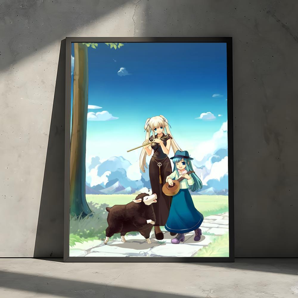 Classic M-Mabinogi Painting Calligraphy Gallery-Quality Canvas Wall Art Poster | Waterproof & Fade-Resistant | Minimalist Unframed Design | Living Room, Bedroom & Office Decor | Multiple Sizes | Holiday gifts