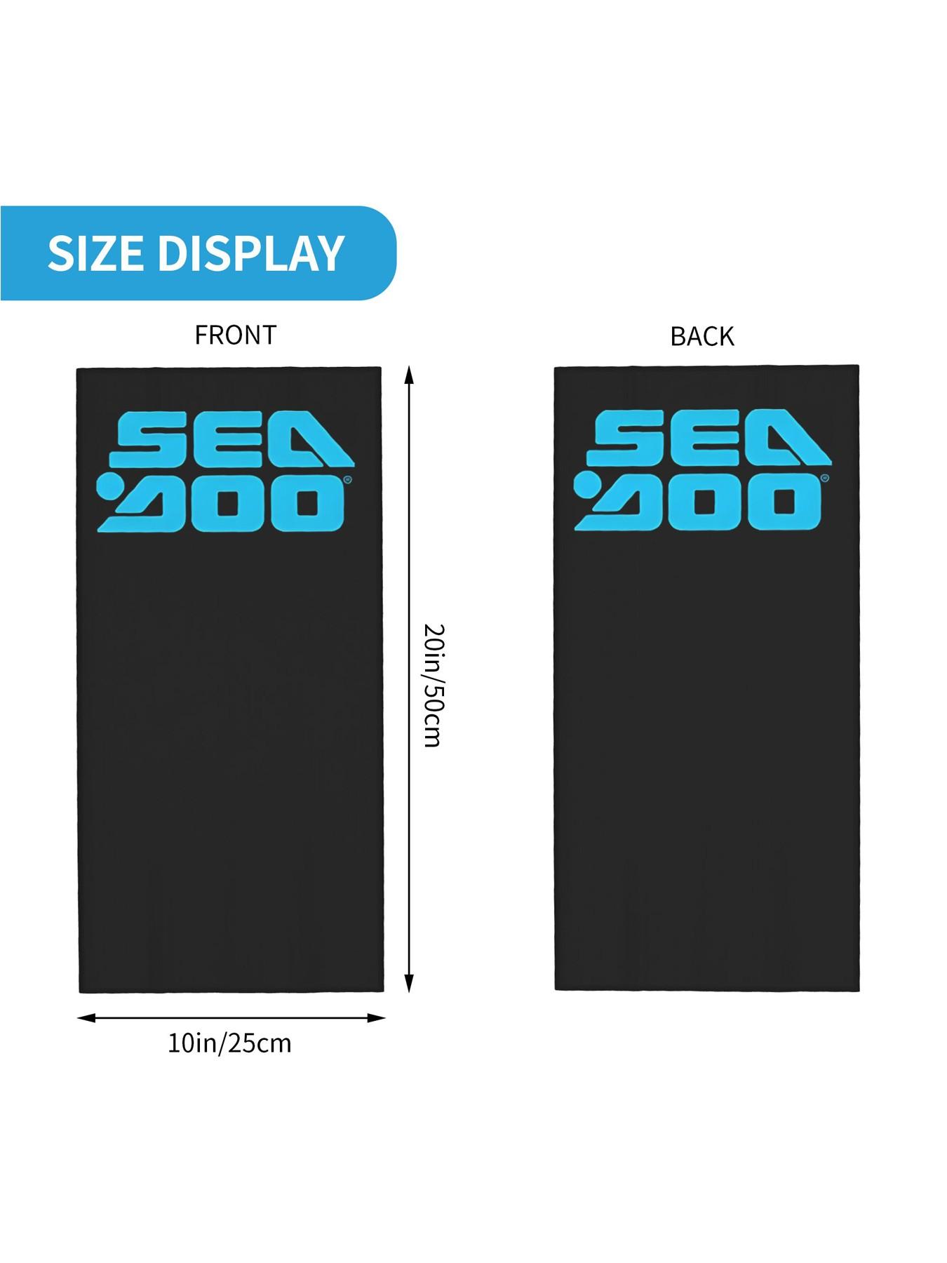 1PC	See Doo Watercraft Pontoon Jetski Boats 6 Bandana Neck Gaiter Motorcycle Club Face Mask Running Unisex Adult Washable