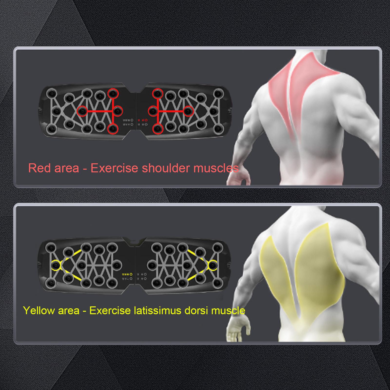 Multifunctional Push Up Trainer Board with Ergonomic Design for Chest Muscle Strength Boost Home Gym Workout Efficiency Comfortable Exercise