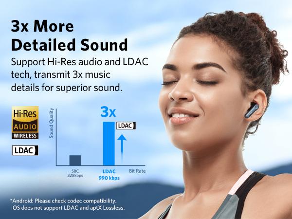 EarFun Air Pro 4 Adaptive Hybrid Noise Canceling Wireless Earbuds, Qualcomm Snapdragon Sound, aptX Lossless, 6 Mics AI CVC 8.0 Call, LDAC Hi-Res Audio, 52H Playtime, Bluetooth 5.4, White EarFun Air Pro 4 Adaptive Hybrid Noise Canceling Wireless Earbuds, Qualcomm Snapdragon Sound, aptX Lossless, 6 Mics AI CVC 8.0 Call, LDAC Hi-Res Audio, 52H Playtime, Bluetooth 5.4, White