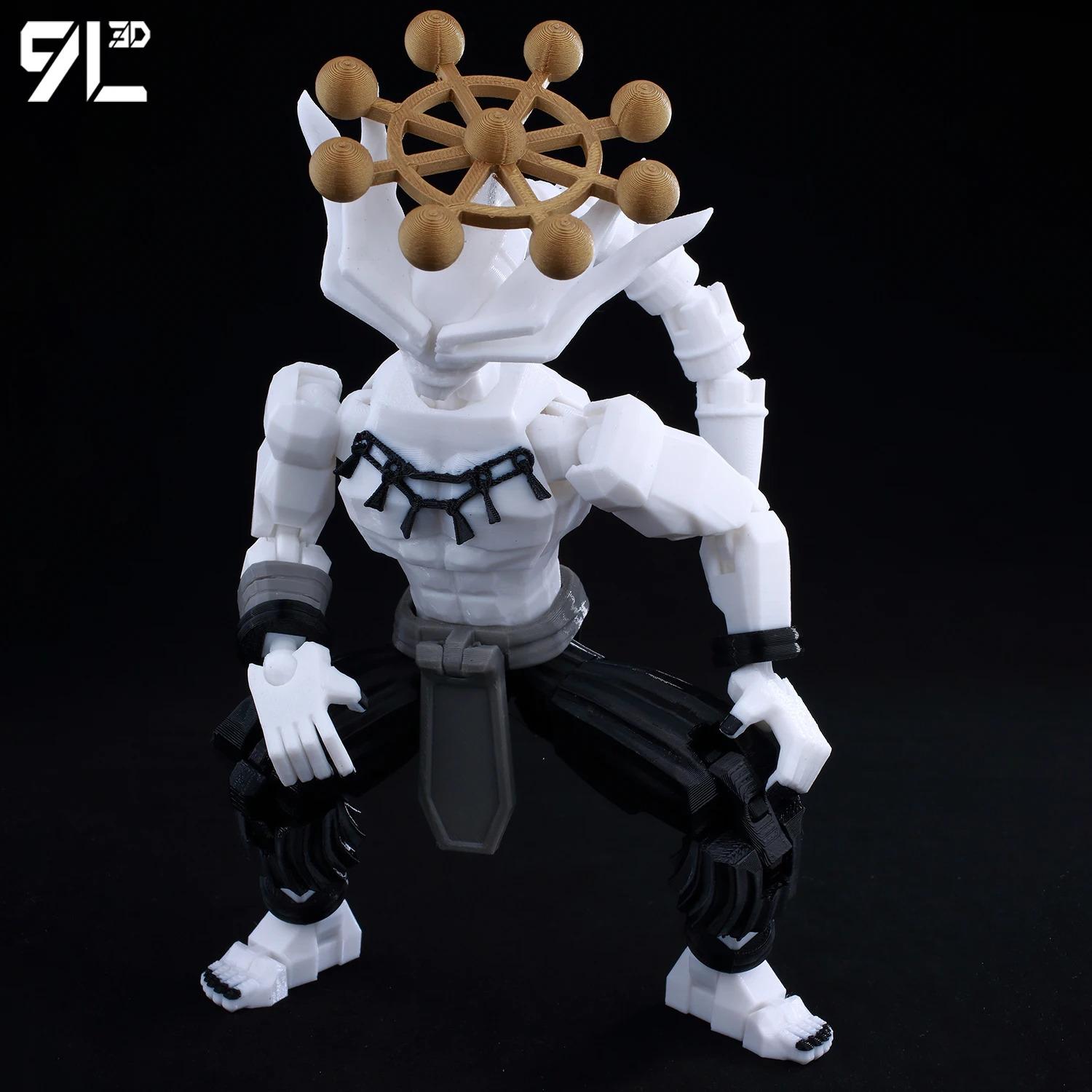 9L3D Printed Titan13 Jujutsu Kaisen Mahoraga Figure Dummy13 Lucky13 Multi-Jointed Poseable T13 Anime Model Collectible Toys Gift