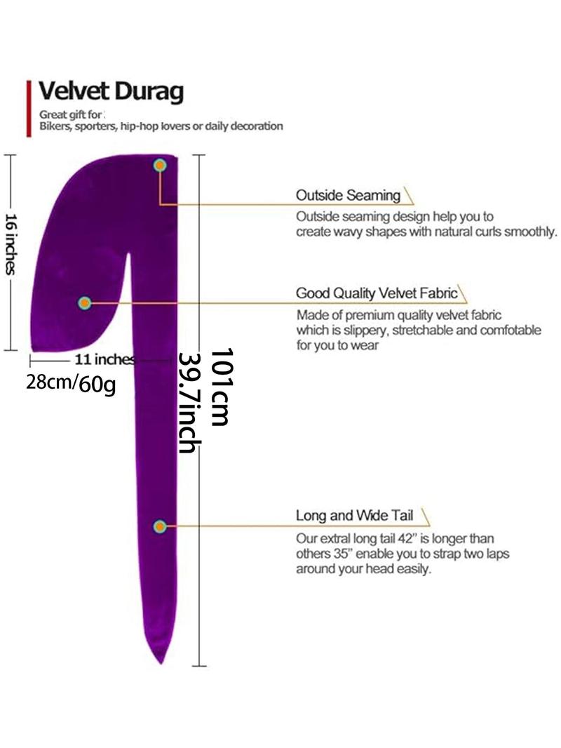 Men's Solid Color Thickened Lace Up Head Wrap Hats, Casual Outdoor Durag for Men & Women, Scarf Head Wrap, Fashion Accessories for Daily Wear, Turban