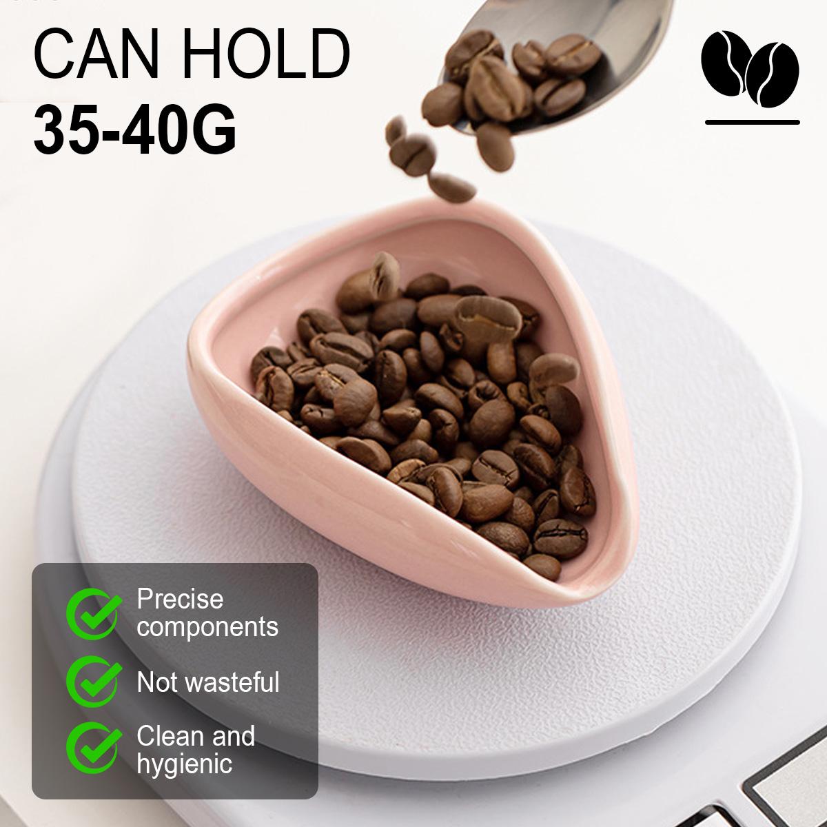 3pcs Coffee Bean Dosing Cup Set, Rdt Spray Bottle & Espresso Stirrer, Ceramic Dosing Tray, Coffee Bar Accessories, Perfect Gift for Coffee Lovers