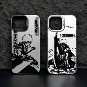 B-Bleachs K-Kurosaki Ichigo Phone Case For IPhone 17 16 15 14 13 12 11 Pro Max Air Samsung S21 S22 S23 S24 S25 Multicolor Matte Metallic Aurora Funda