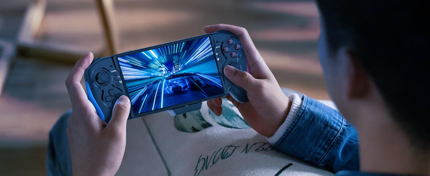 Switch Controller for Switch/OLED, Hall Effect One-Piece Controller with Adjustable Turbo and Dual Motor Vibration Switch Controller for Switch/OLED, Hall Effect One-Piece Controller with Adjustable Turbo and Dual Motor Vibration