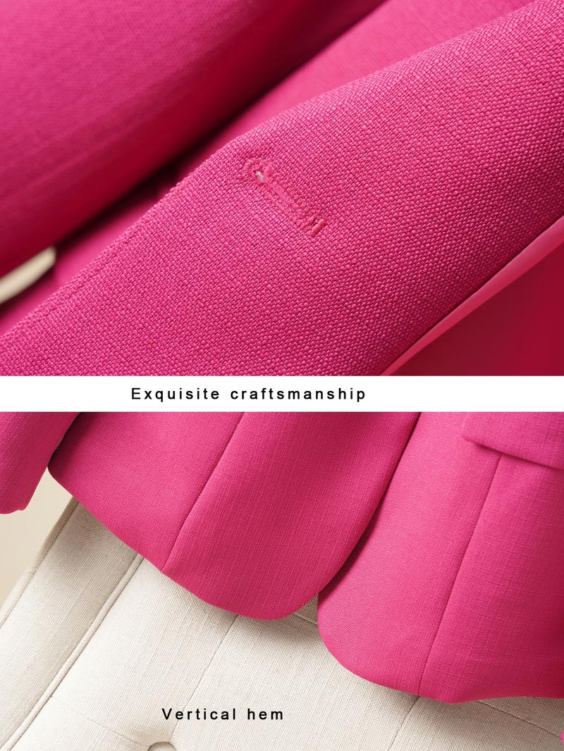 Women's Fashion Blazer Jacket, Professional Office Wear, Stylish Ladies Suit Coat, Elegant Workwear Outerwear for Women