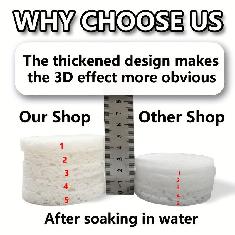 Magic 3D Foam Texture Painting Kit: 2.68inch Round Foam Sheets & Craft Paper, 12-Color Watercolor Pens + 1 brush – All-in-One Creative Supplies for DIY Art, Christmas Gifts, School/Home Activities & Travel Crafts