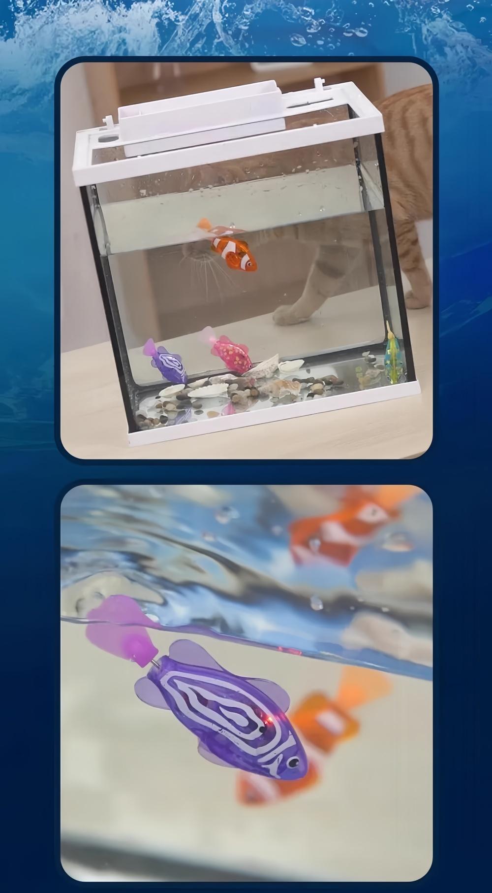 Baby bath light-up sensor electric small fish playing in water pet fish swimming fish can swim realistic clownfish toy Baby bath light-up sensor electric small fish playing in water pet fish swimming fish can swim realistic clownfish toy