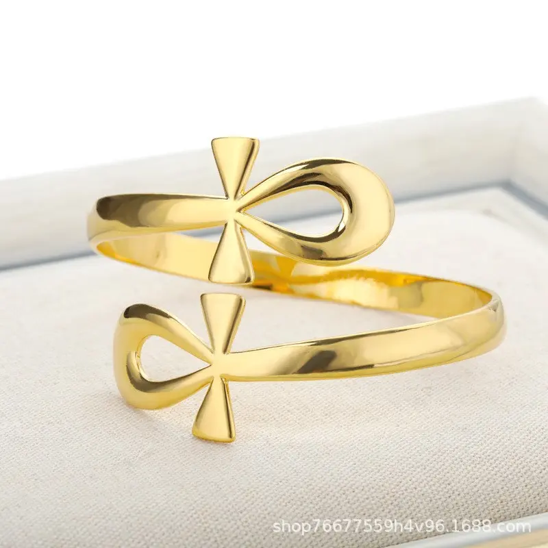 Cross opening bracelet