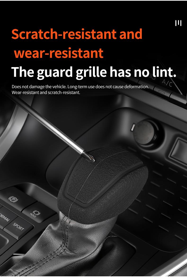 1 piece Car Automatic Gear Lever Shift Handle WaterProof Decoration Cover Shift Handle Knob Cover Kit Non-Slip Wear-resistant Silicone Protective Cover Direct Install Car Supplies Interior Accessories Corolla RAV4 Highlander Venza Harrier Camry For Toyota