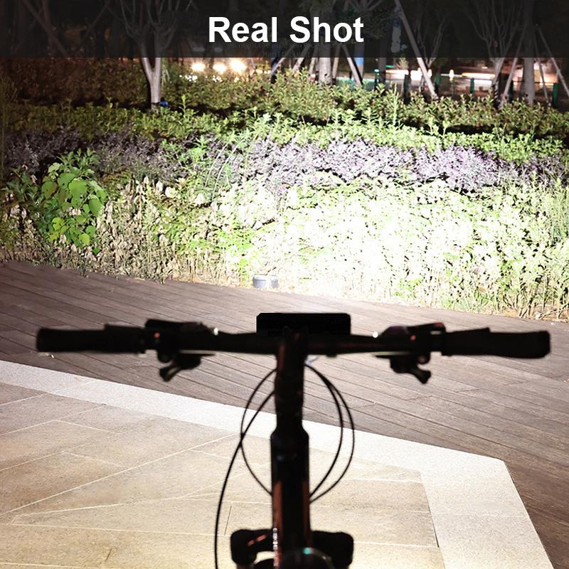 Bicycle Light 10000mah Portable Power Bank Flashlight, USB Rechargeable Mountain Bike Headlamp Accessory, Ideal for Cycling, Mtb Lights