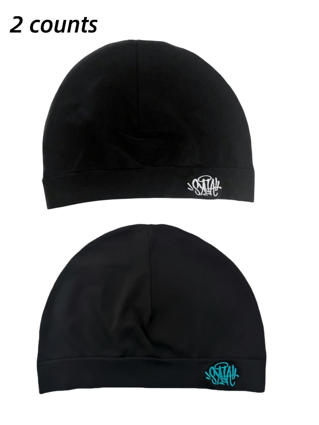 Men Women Letter Print Baker Hat, Casual Outdoor Running Caps, Fashionable Breathable Elastic Material, All Season Fitted Design, Outdoor Sports Hat