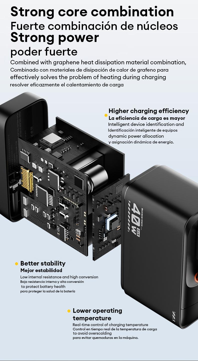 Transformers TF-S01 Retractable Charger Cable Charging Integrated  Freely Retractable Cable, 140W Ultra-fast Charging, Independent Temperature Control Chip, Perfectly Compatible with Multiple Devices