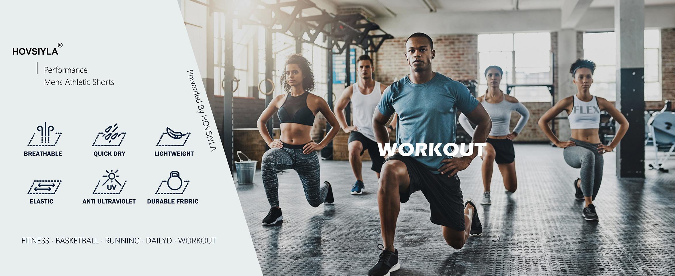 6 Pack  Mens Mesh Athletic Basketball Shorts Gym Shorts with Pockets, Quick Dry Workout Running Shorts Casual for Men