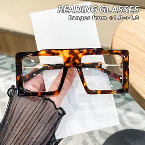 Women's Square Flat Top Glasses Frame, Trendy Frames, Style Sexy Trendy Casual Versatile High-Quality Fashion Eyewear