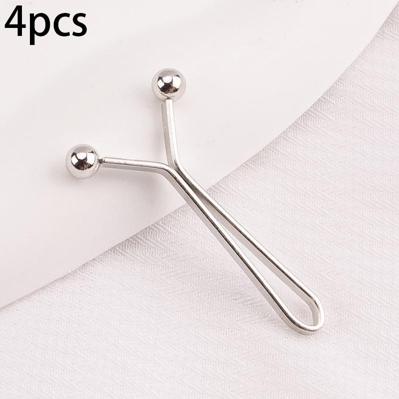 4pcs U-Type Clothing Adjustment Clips, Easy-To-Use Waist Tightener, Perfect for Jeans, Casual Pants, Dresses, Compact and Portable