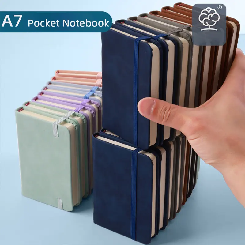 A7 Pocket Book Notebooks Small Flower Love Small Cute Side Flip Coil Book Student Mini Portable Flip Notepad - 21