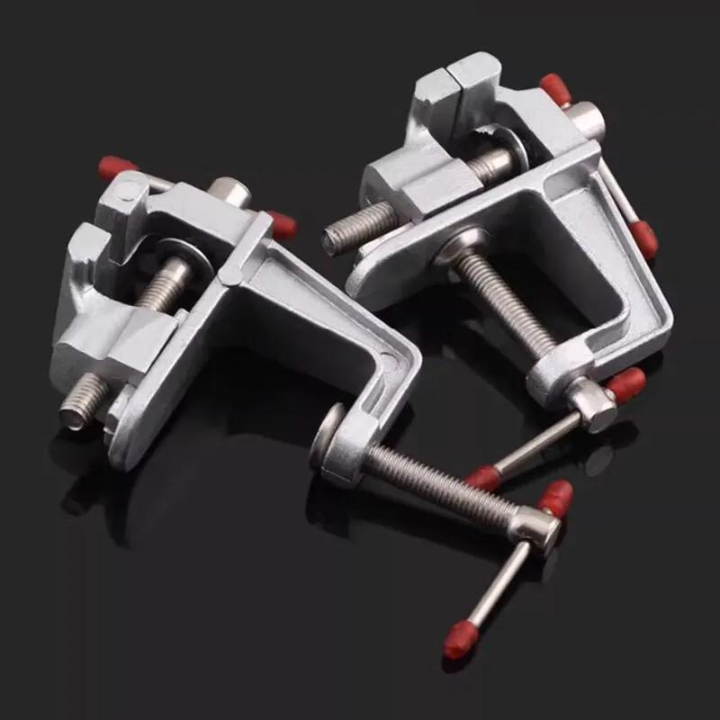 35MM Aluminium Alloy Table Bench Clamp Vise Multi-functional Bench Vise ...