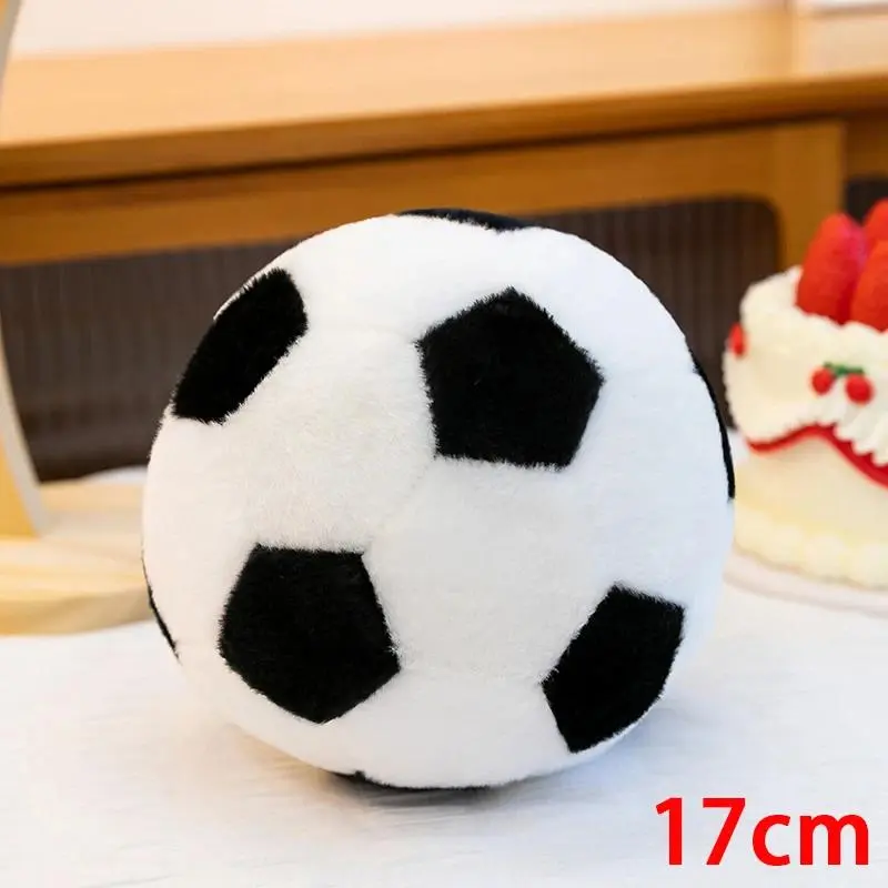 Football plush toy, sports fitness exercise doll, activity gift toy, realistic football pillow, gift for friends