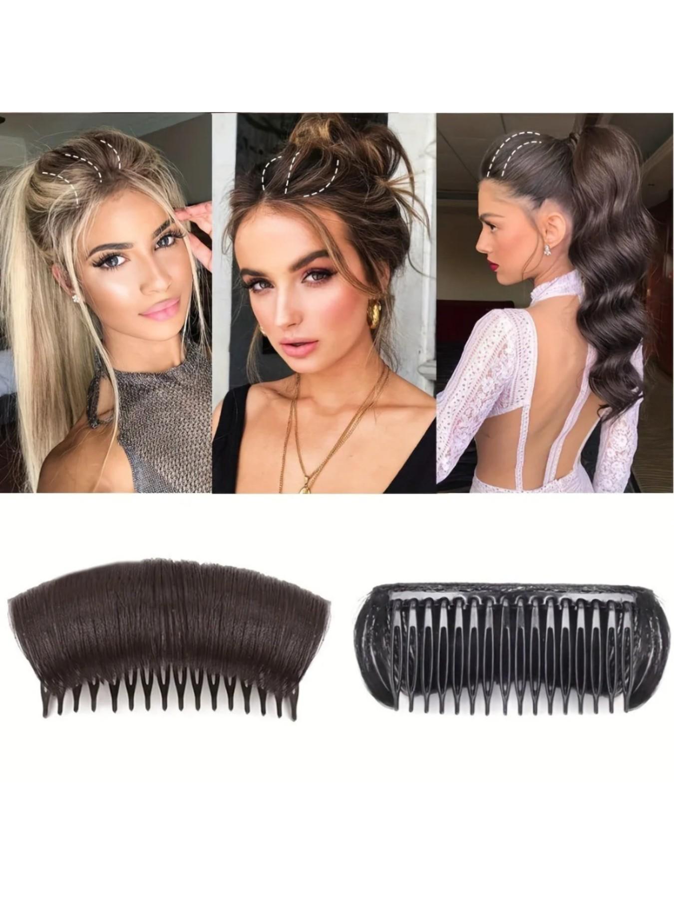 Wig Pad for Secure Hairline, Fiber Insert Comb, Invisible Volumizing Wig Pad, Women's Height-Boosting Styling Tool, Perfect Gift for Holidays