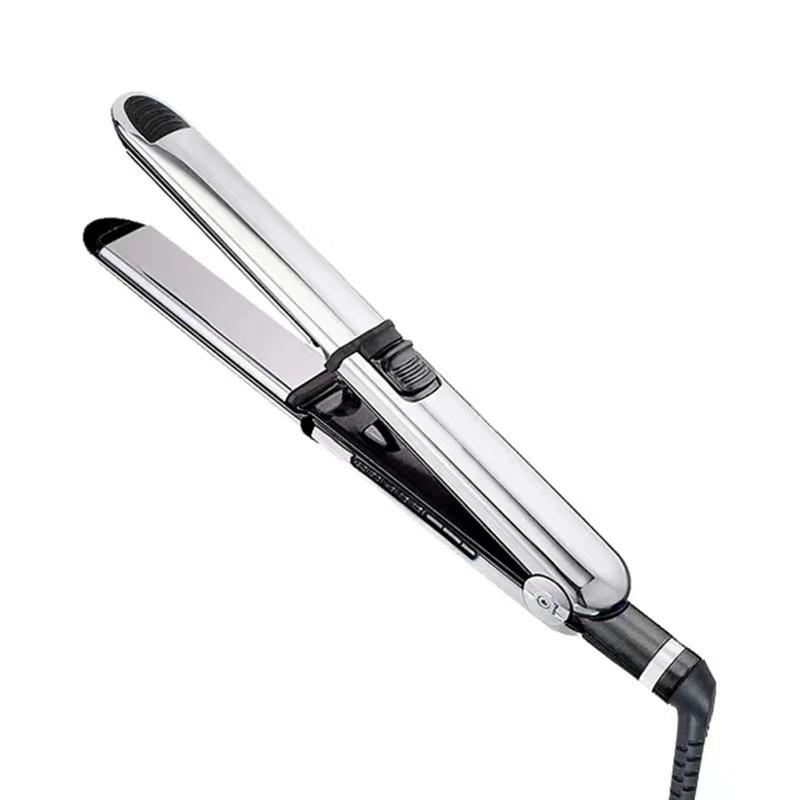 Professional Straightener, Stainless Steel Titanium Flat Iron, Temperature Control, Ceramic Heating, Us Plug, Model Dm-681