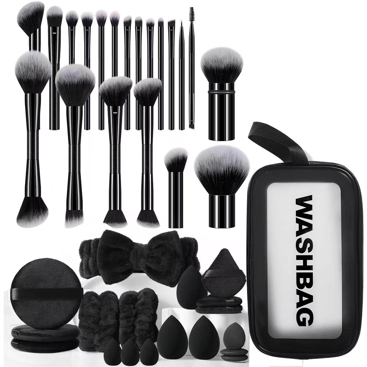 Professional Soft Makeup Brush Set, 20-Piece Multi-Functional Brushes for Face & Eye Makeup, Foundation Blush Eyeshadow Tools, Cosmetic Brush Set