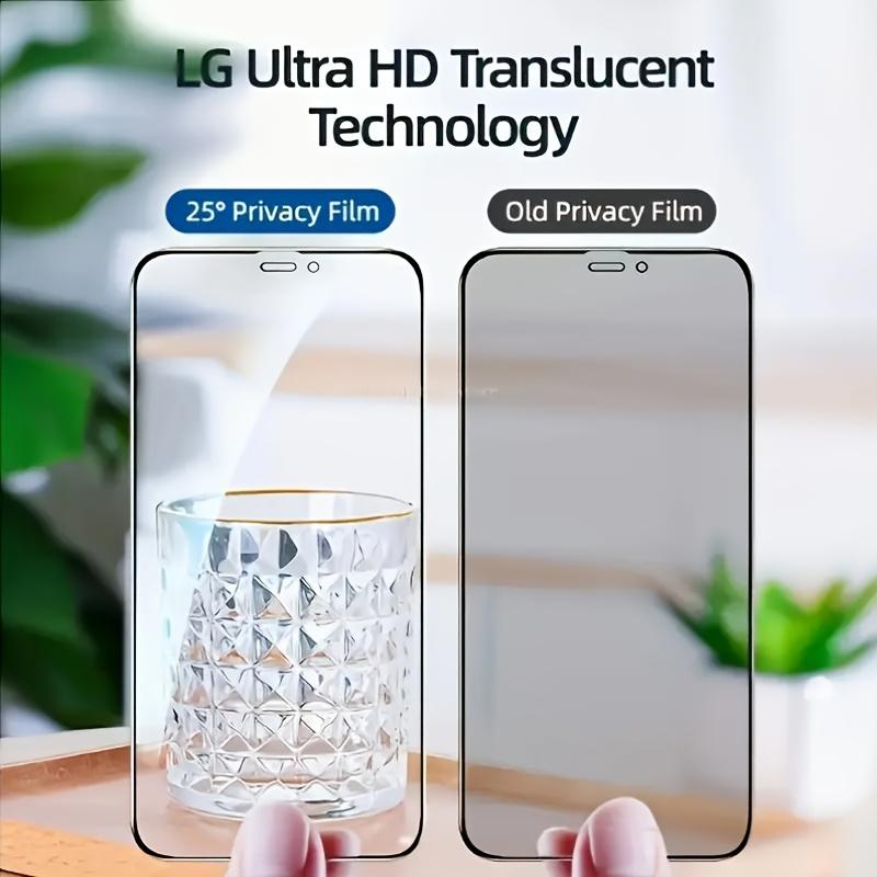 4Pcs Tempered Glass Privacy Screen Protector for Iphone 8Plus/XMAX/11Pro/12Promax/13mini/14Pro/15Promax/16Plus/17Promax Series, Anti-Peep Gloss Protection, High Definition, 9H Hardness, Easy to Install