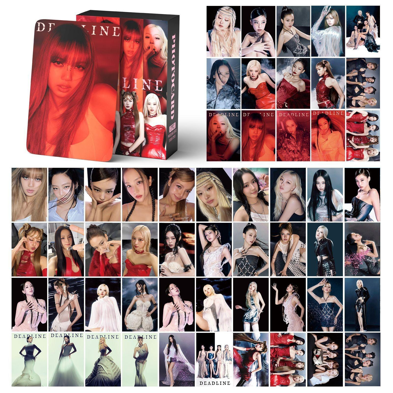 127 New K-Pop Girl Group Cards, Deadline Style High-Definition Laminated Collectible Cards, Fan Support Memorial Card Set