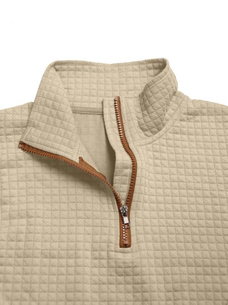 Autumn and winter men's wear, simple collar plaid jacquard pullover short sleeve long sleeve, slim fit casual pullover knitted outfit daily wear men's clothing, casual fitting pullover, casual fashion men's wear, Knitwear