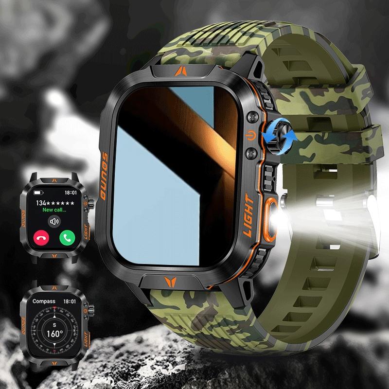 Multi-functional Smart Watch with Flashlight Compass, Fashionable Digital Watch with Heart Rate Monitoring & Sleep Tracking, Sports Watch with Multiple Sports Modes for Women & Men Multi-functional Smart Watch with Flashlight Compass, Fashionable Digital Watch with Heart Rate Monitoring & Sleep Tracking, Sports Watch with Multiple Sports Modes for Women & Men
