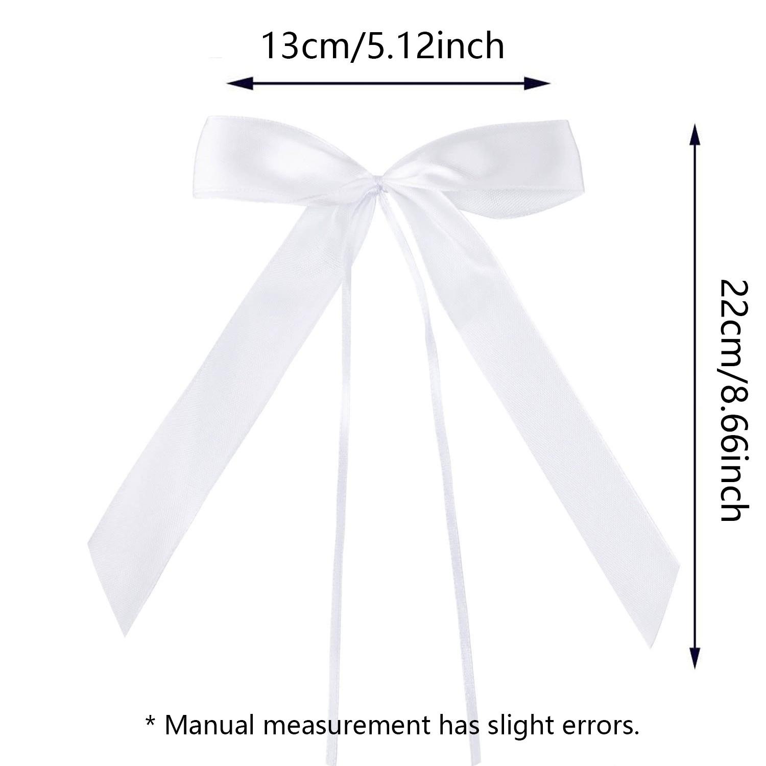 10-Pack Pre-Formed Ribbon Bowls, Multi-Color Options, Perfect for Wedding, Mother's Day, Valentine's Day Decorations, Gift Wrapping, DIY Crafts