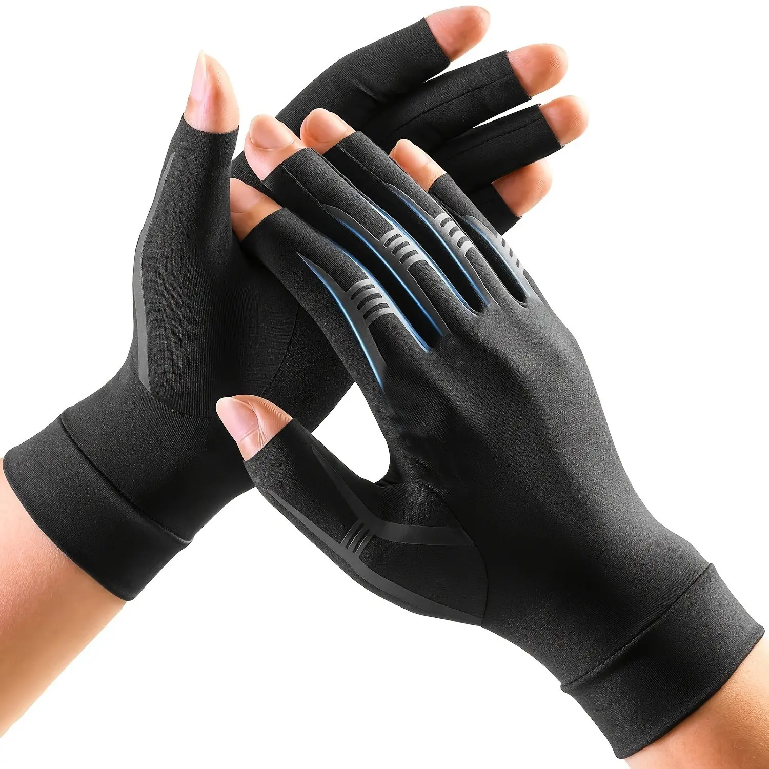 All-Around Compression Arthritis Gloves for Women Men, Pain Relief, Carpal Tunnel, Swelling, Trigger Finger, Daily Use, Gaming, Driving