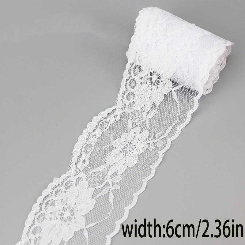 4.5m Lace Trim Roll, Multiple Styles, Ideal for Crafts and Decor, Sewing Accessories, Perfect for DIY Projects, Tablecloths, Curtains