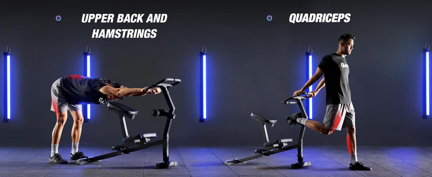 Stretch Machine, Full Body Stretching Equipment with Leg & Lower Back Stretcher, Back Pain Relief, Home Gym Flexibility & Mobility Fitness