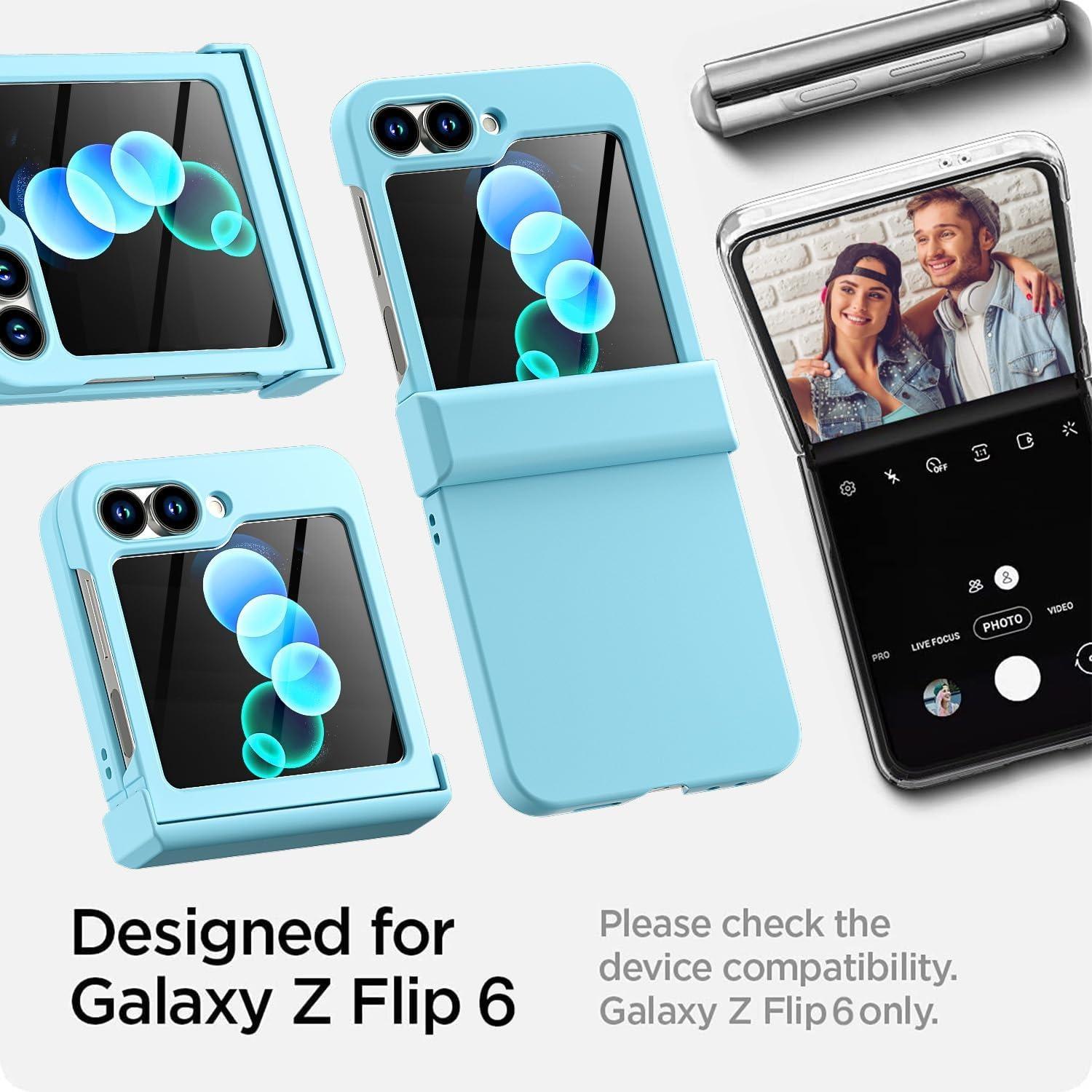 Luxury 3-in-1 Hinge Protection Foldable Smartphone Casing for Samsung Galaxy Z Flip 3/4/5/6/7, Ultra-Thin Shockproof Hard PC Armor Accessory for Handheld Devices, Polycarbonate