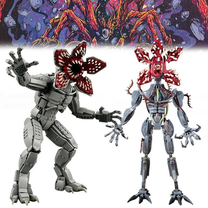 2026 New Stranger Things Demogorgon Building Blocks Model Kits, Vecna Anime & Manga Action Figures, Decoration Model Toy Bricks Minifigure for Kids as Gift