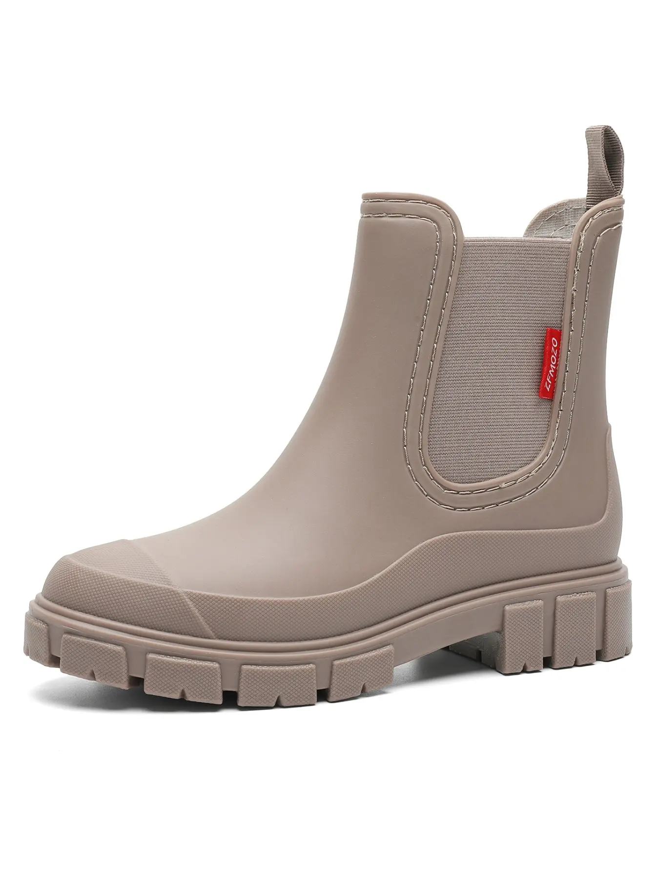 Women's Fashionable Waterproof Non-slip RainBoots, Casual Comfortable Slip-on Boots, Pull OnBoot, Perfect for Students and Outdoor Sports,Daily Wear Boots, Slip Resistant Boots, Anti SlipBoots, Round Toe Boot, Waterproof Footwear, RainShoes
