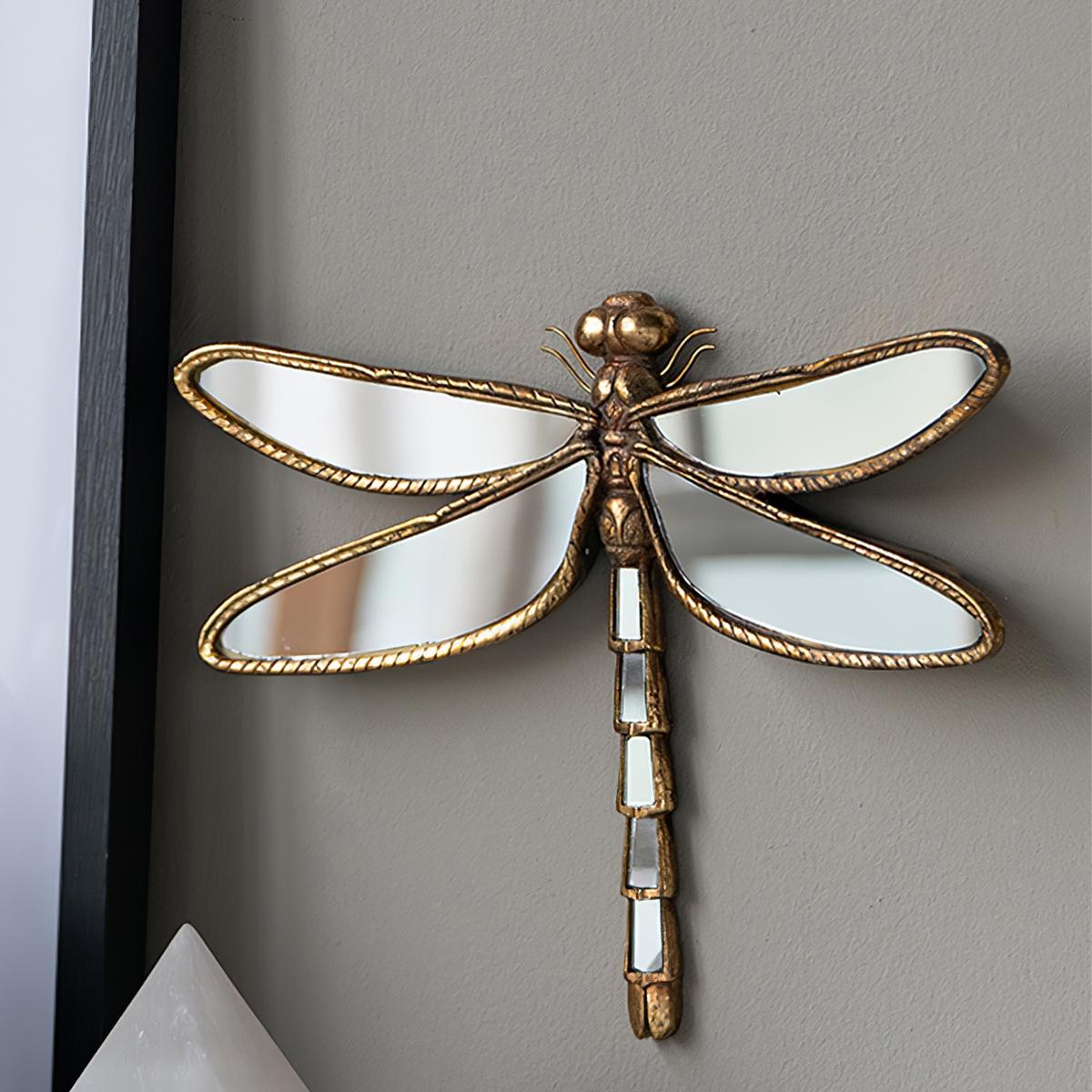 Vintage Resin Dragonfly Wall Hanging Decor, Interior Wall Decor, Creative Background Decoration for Living Room, Home Hotel Insect Museum Gift #GLOBAL PICKS