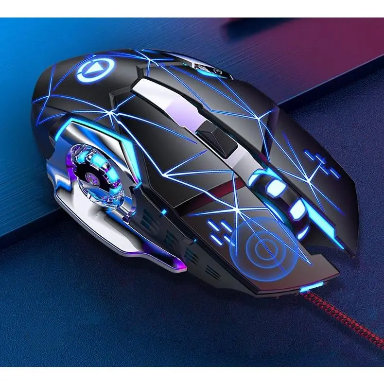 Mechanical Gaming Mouse Silent Wired Computer Esports Office Desktop Laptop Universal USB