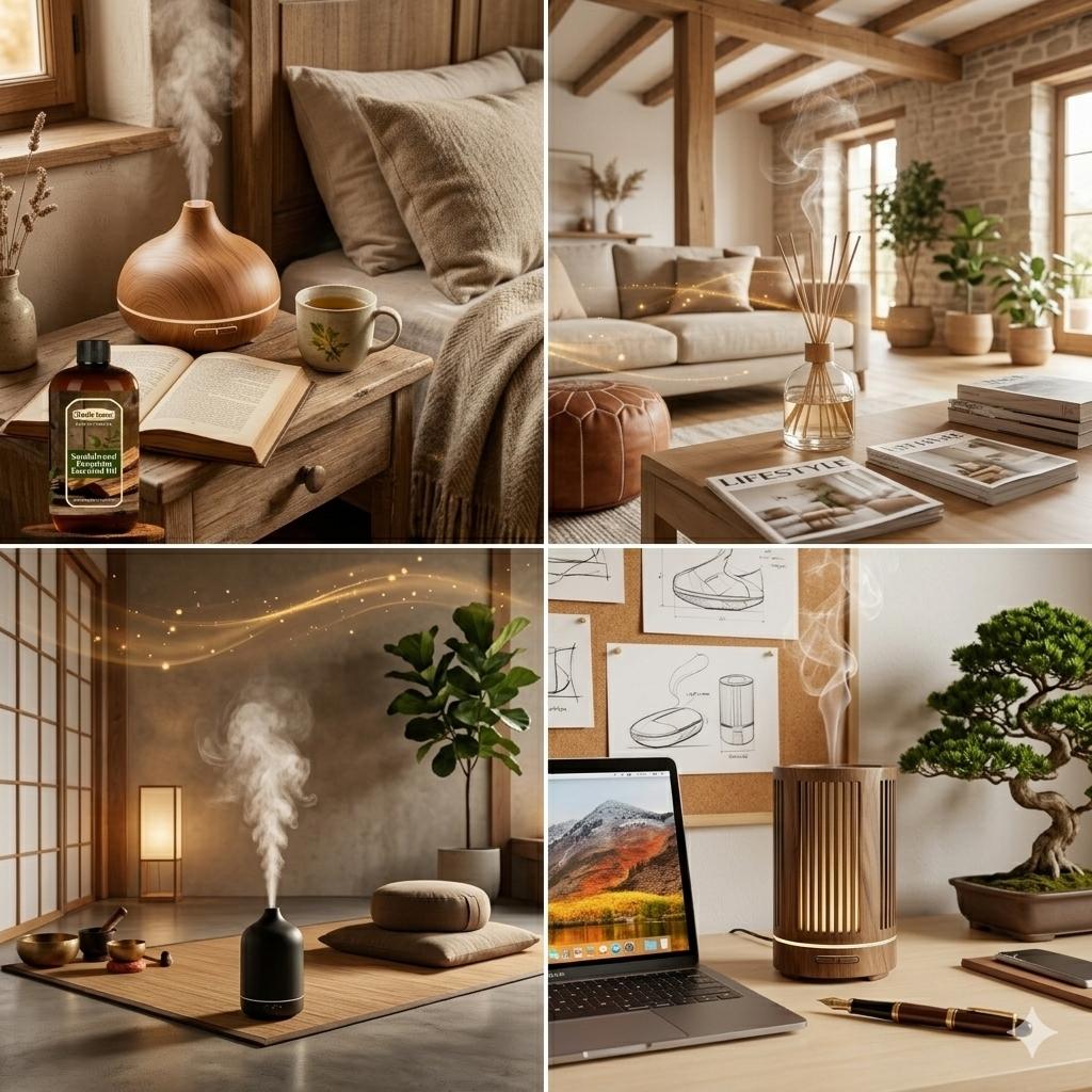 500ML Essential Oil for Diffusers, Humidifiers, Car Air Fresheners, Bedroom, Living Room, Office, Yoga Studio, Single Bottle