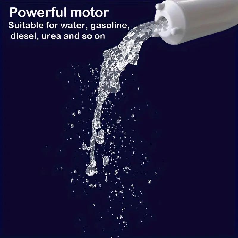 Automotive nozzle series battery-powered fuel pump compact portable