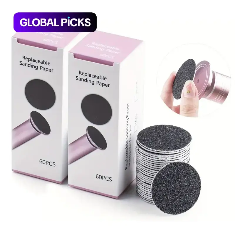 Replaceable Sanding Paper, 2 Boxes Disposable Foot File, Exfoliating Foot Dead Skin Remover Tool, Foot Dead Skin Remover, Pedicure Care Tool, Nail Tech Supplies, Foot Scrubber Dead Skin Remover #TOP PICKS