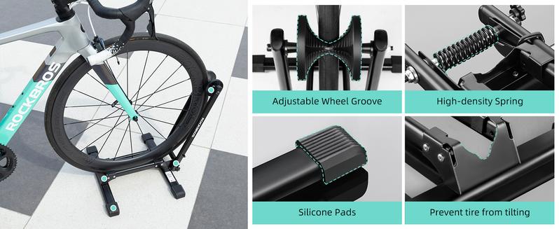 ROCKBROS Foldable Bike Stand for 20"-29" Wheels - Indoor & Outdoor Bike Holder