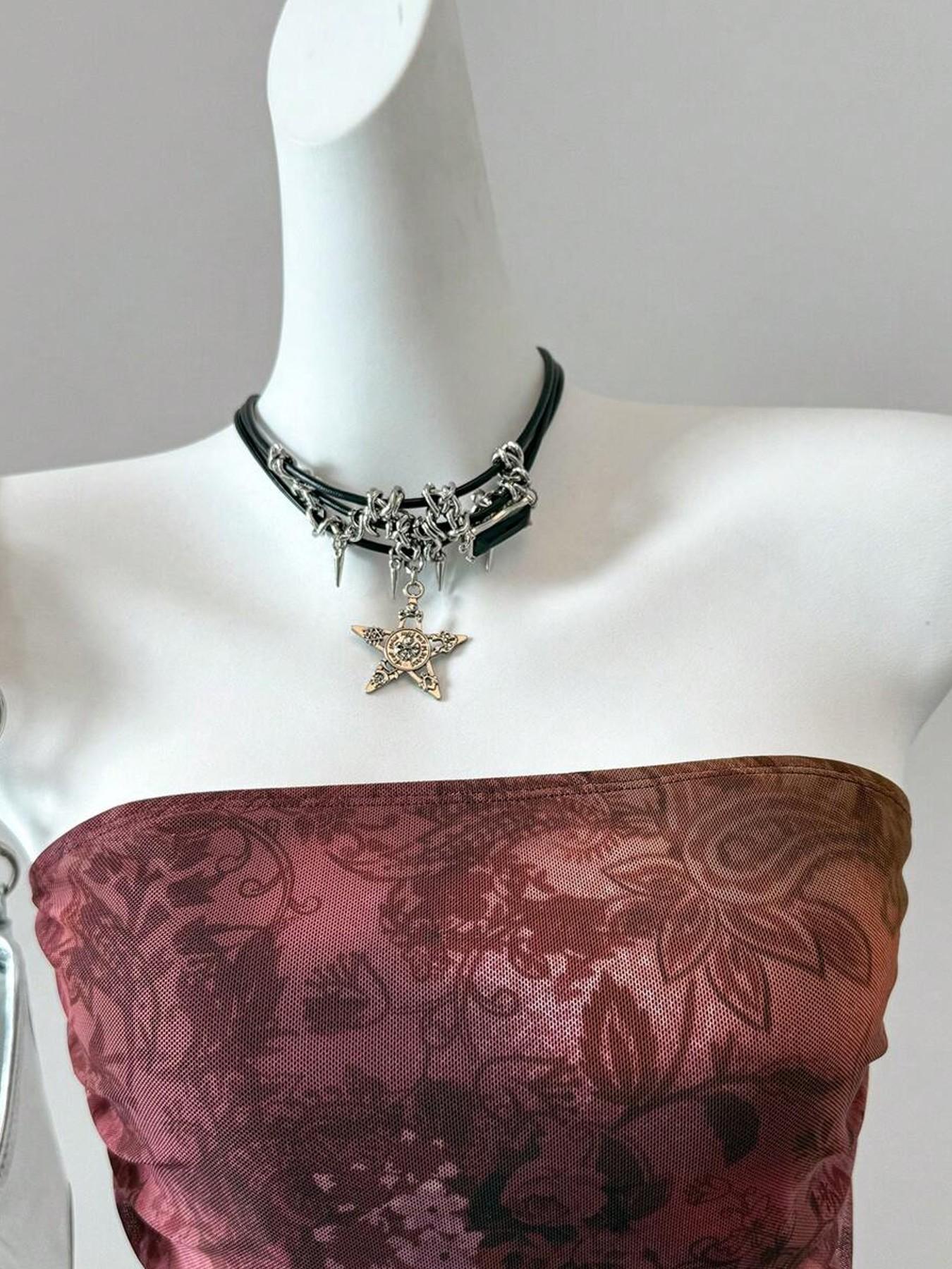 This Sheer Floral Tube Top is Grunge Fairy Y2K Vibes 🦋 | Ruched Ruffle Hem Mesh Top