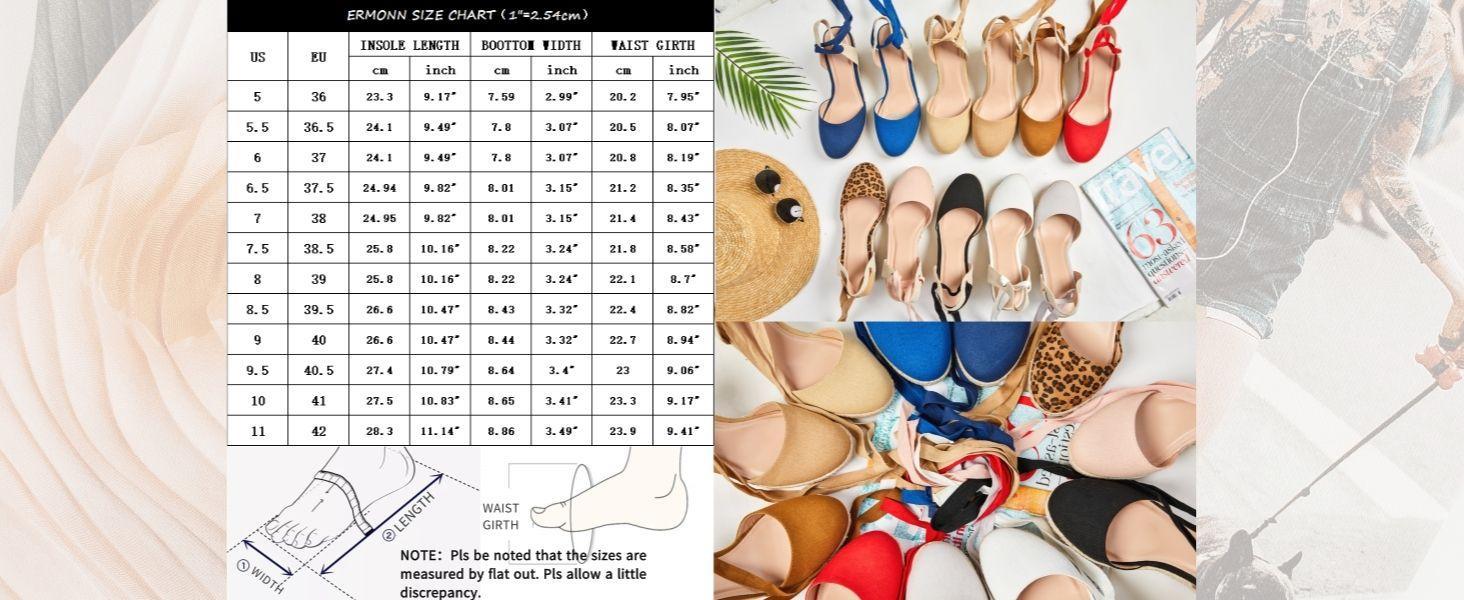 Coutgo Women's Espadrilles Wedge Sandals Platform Closed Toe Ankle Strap Lace Up Summer Shoes