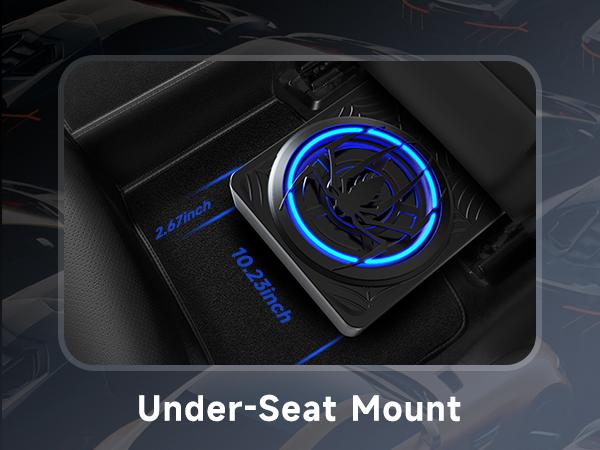 VIKEJIEBIV 1200W Subwoofer, Slim Underseat Car Subwoofer and Amp Package with Ambient Light, Individual Control for Low Pass/Gain/Boost Bass, Loud Stereo Sound, Deep Bass, Car Truck Accessory Perfect for Truck/SUV/Jeep/MPV VIKEJIEBIV 1200W Subwoofer, Slim Underseat Car Subwoofer and Amp Package with Ambient Light, Individual Control for Low Pass/Gain/Boost Bass, Loud Stereo Sound, Deep Bass, Car Truck Accessory Perfect for Truck/SUV/Jeep/MPV