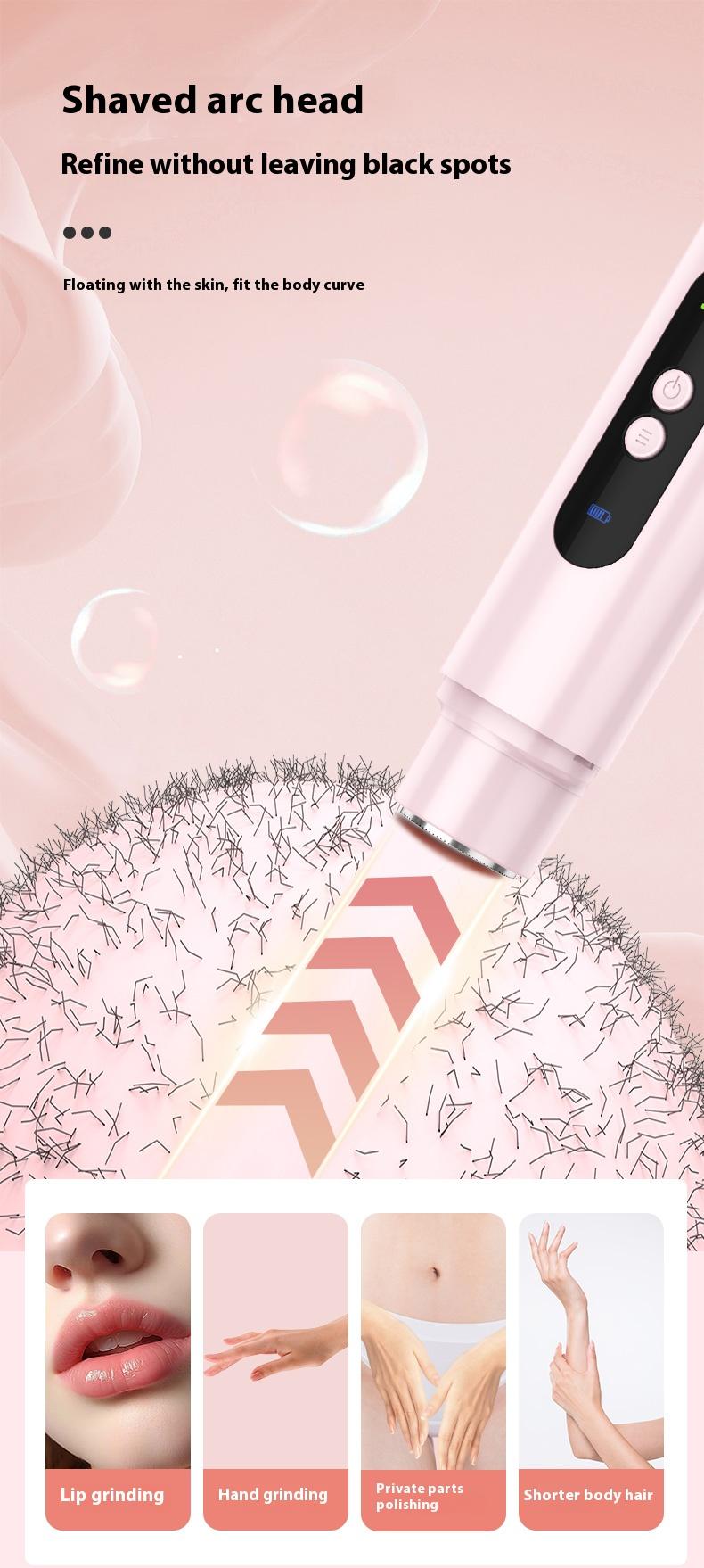 【01】【Rendoo】Private Shaver This rechargeable two-in-one electric shaver with razor function is suitable for both body and facial hair. Its dual-head design allows for painless trimming of pubic hair, face, underarms, and legs.