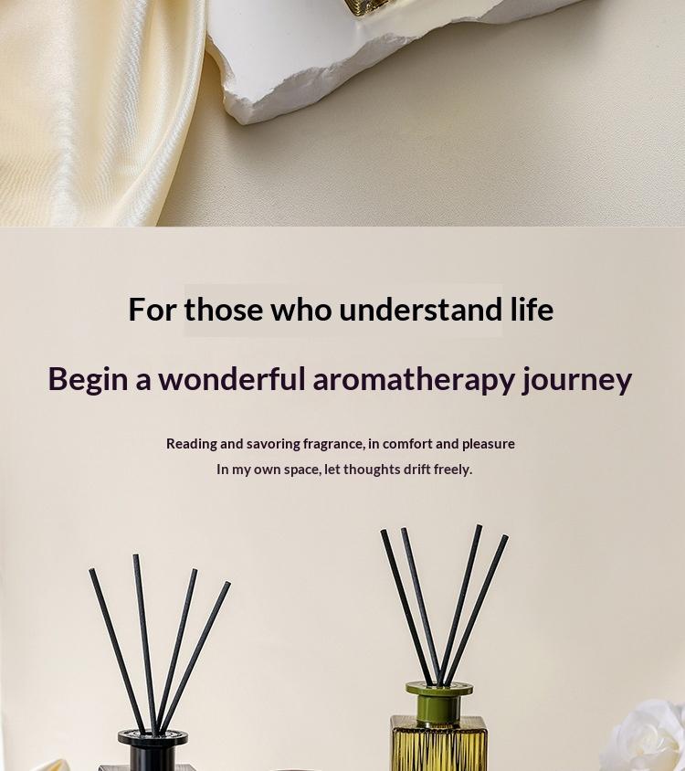 Creative Water Ripple Transparent Bottle Flameless Reed Diffuser Air Freshener Toilet Aroma