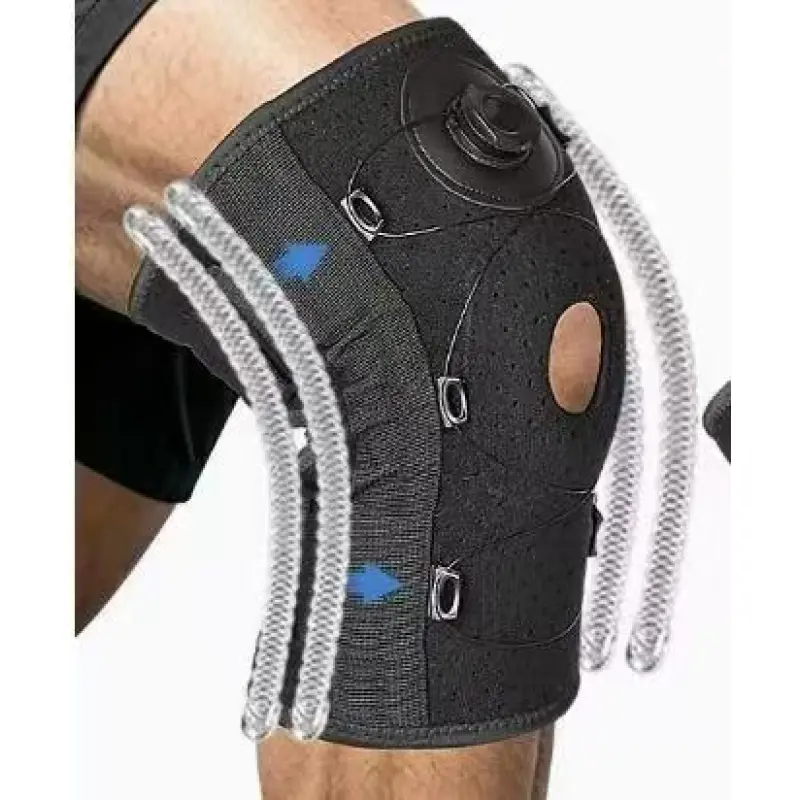 Spring Knob Rebound Knee Pads with Spring Bar - Sports Joint Protection for Running, Basketball, Fitness (Sports & Outdoor Protective Gear)